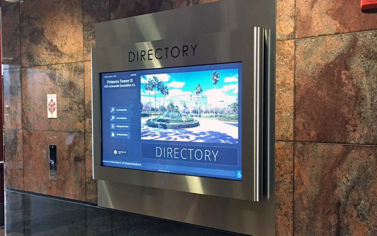 Outdoor LED electronic message center sign