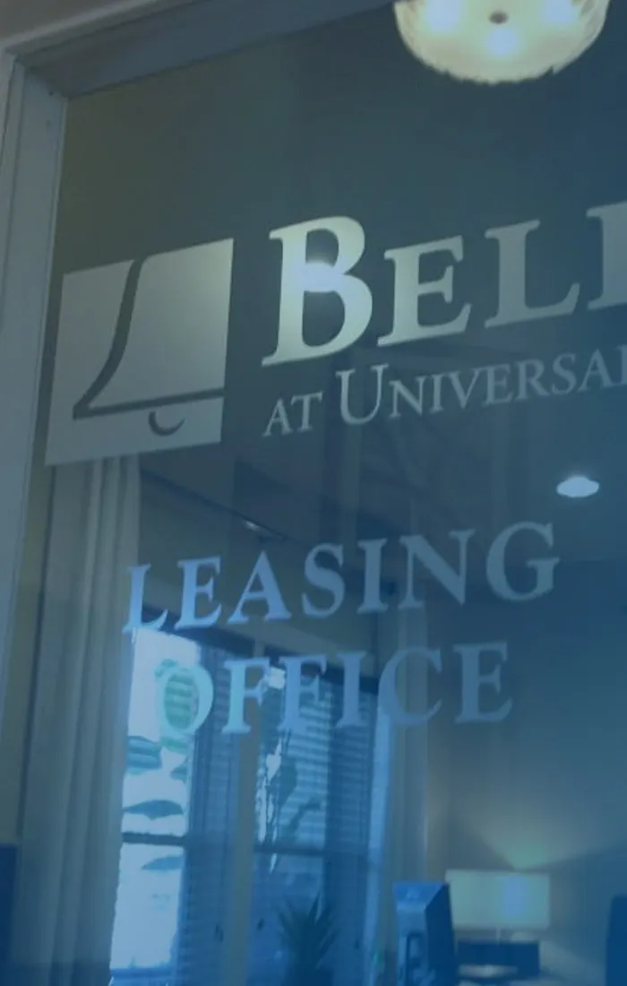 Custom vinyl lettering applied to a business surface